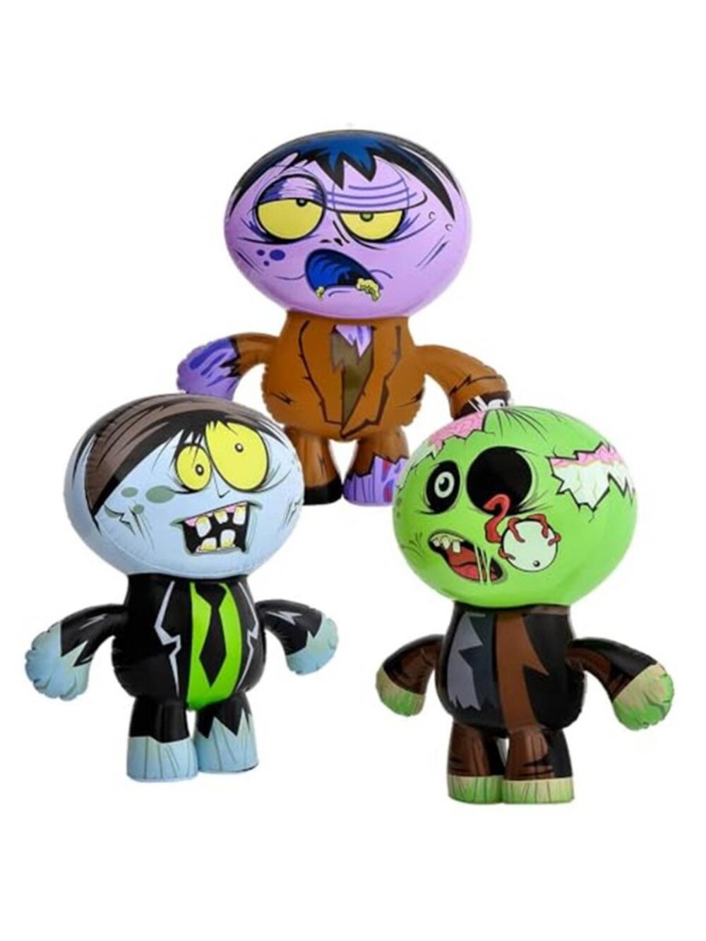 Zombie Bunch Inflates (3 Pack) (24 Inch) Vinyl Halloween Prop Pool Toy